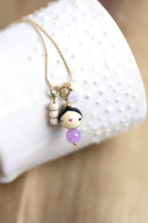 (image pour) Collier Meï Orchydée